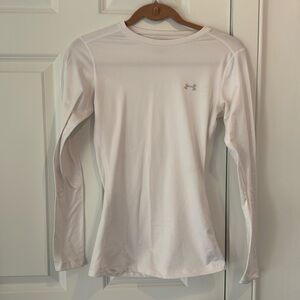 Under Armour women’s coldgear compression white long sleeve